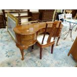 KIDNEY SHAPED DRESSING TABLE. Oriental d