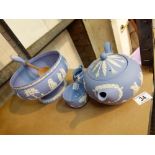 Powder blue Wedgwood items