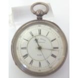 SILVER POCKET WATCH.