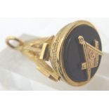 9 CT MASONIC SEAL.