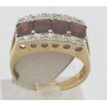 9 CT RUBY RING. 9 ct gold ruby set ring,