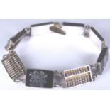 CHINESE SILVER BRACELET. Chinese Hong Ko