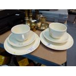 Royal Worcester tea set for two comprising two cups,