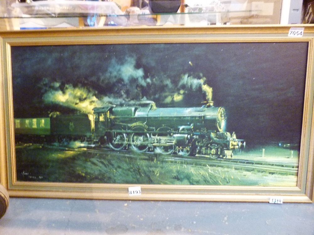 Framed train print by Cuneo