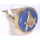 9 CT MASONIC SEAL.