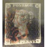 PENNY BLACK STAMP.