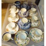 COFFEE CUPS AND SAUCERS.