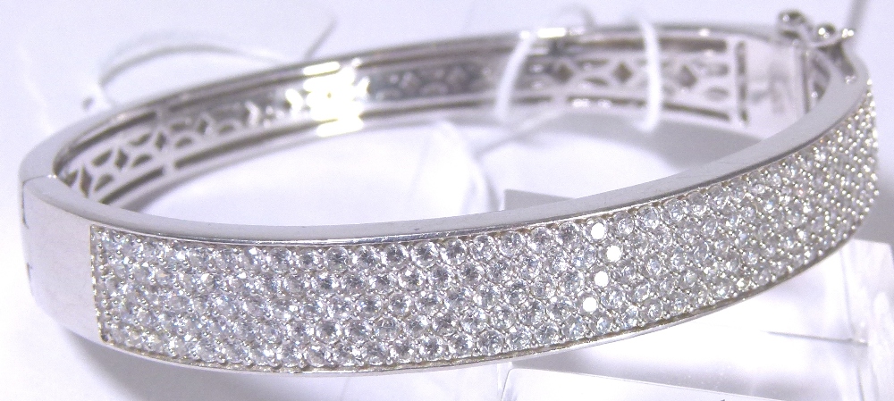 SILVER BANGLE.