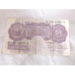 TEN SHILLING NOTE.