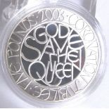 SILVER £5 COIN.