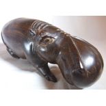 HIPPOPOTAMUS CARVING.