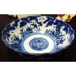 BLUE AND WHITE BOWL.