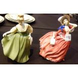 TWO ROYAL DOULTON LADIES.