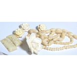 IVORY JEWELLERY. Ivory Victorian necklac