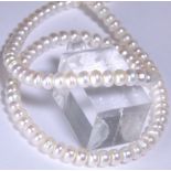 PEARL NECKLACE. Genuine pearl necklace w