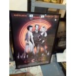 Framed Chicago poster depicting Richard Gere