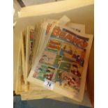 Collection of vintage Beano children's comics