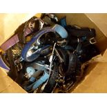 Box of mixed wristwatches