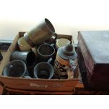 Box of tankards,