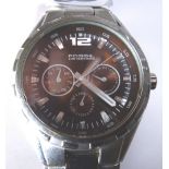 FOSSIL WRISTWATCH. Gents stainless steel