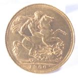 1900 VICTORIAN SOVEREIGN. 1900 Queen Vic