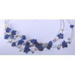 LAPIS LAZULI NECKLACE. Lapis Lazuli mult