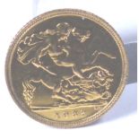 1982 HALF SOVEREIGN. Queen Elizabeth II