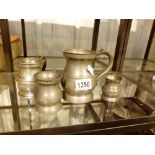 PEWTER MUGS. Graduated Gaskill & Chamber