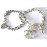 SILVER SILVER BRACELET. Sterling silver