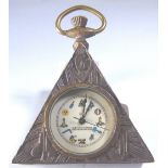 MASONIC POCKET WATCH. Brass Masonic tria