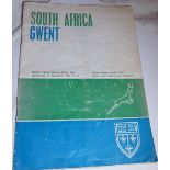 SOUTH AFRICA RUGBY UNION PROGRAMME. Rugb