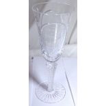 SIGNED CRYSTAL GOBLET. Signed 1978 comme