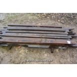 *LARGE QUANTITY OF OAK RAFTERS AND OTHER BOARDS, VARIOUS LENGTHS, THE LONGEST 3660MM