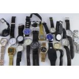 *Selection of approximately twenty mainly gentlemen's wristwatches including Casio, Lotus and