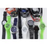 *Approximately fifteen wristwatches, mainly with rubber straps including Casio and Adidas (Lot