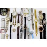 *Selection of approximately twenty mainly ladies' wristwatches (Lot subject to VAT)