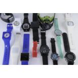 *Approximately fifteen wristwatches, mainly with rubber straps including Fossil (Lot subject to