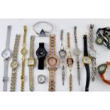 *Selection of approximately fifteen mainly ladies' wristwatches (Lot subject to VAT)