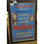 Theatre: a poster for Garrick Theatre, a performance in association with Sean Connery of Volpone