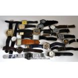 *Bag containing approximately twenty mixed wristwatches, including a Timex and Accurist (Lot subject