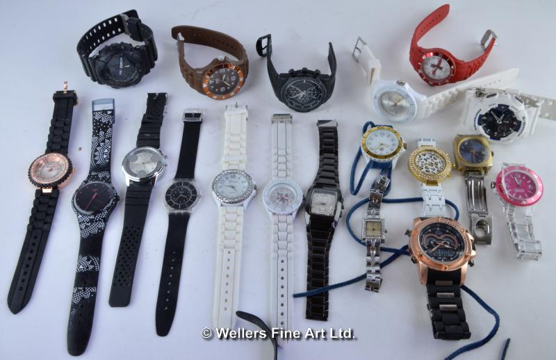 *Bag of approximately twenty mixed wristwatches including Sekonda and Swatch (Lot subject to VAT)