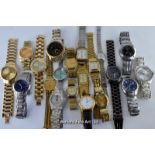*Bag of approximately twenty mixed wristwatches including Citizen and Lorus (Lot subject to VAT)