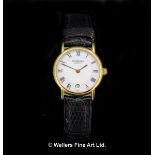 Ladies' Raymond Weil wristwatch, with white circular dial and Roman numerals, date aperture at 6 o'