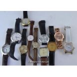 *Bag of approximately ten mixed wristwatches including Sekonda (Lot subject to VAT)