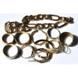 *Bag containing mostly 9ct jewellery, gross weight 41.4 grams (Lot subject to VAT)