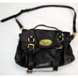 A Mulberry 'Alexa' handbag, black leather