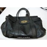 A Mulberry 'Bayswater' handbag, black leather