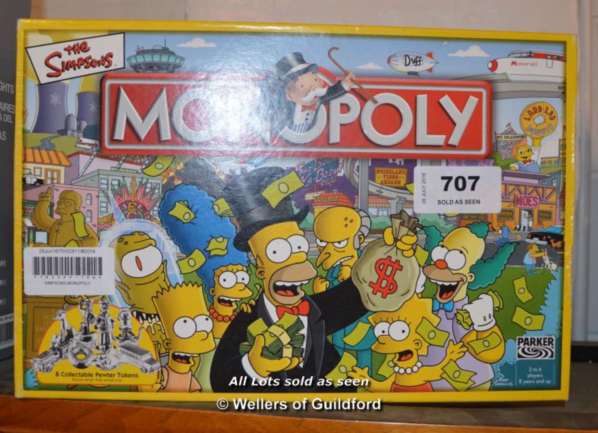 *SIMPSONS MONOPOLY (2014)