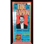 Eric Clapton - 1994 Garry Grimshaw signed poster framed and glazed