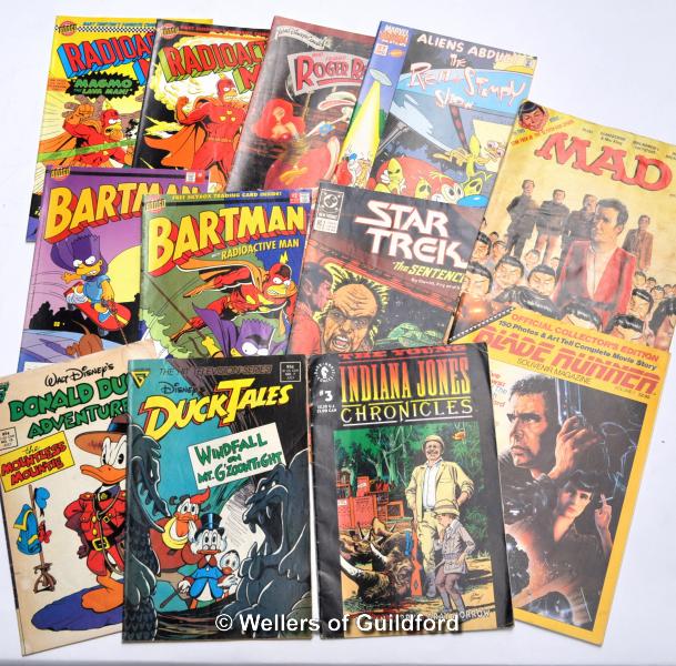 A mixed collection of comics, magazines, books and annuals including Rupert the Bear, Tintin, - Image 5 of 8